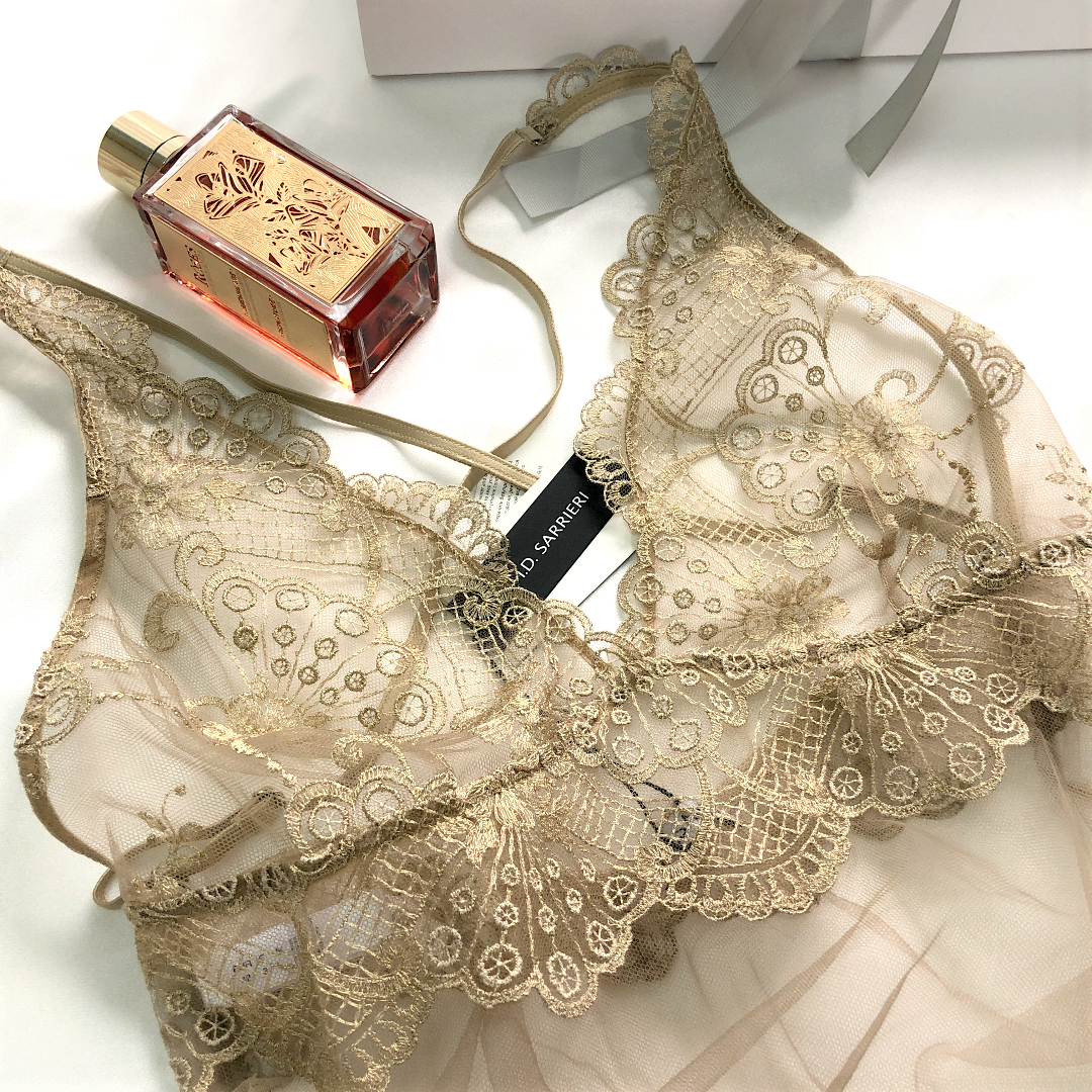 Amoureux de la lune / ☆Sale☆ I.D.Sarrieri Gold Lacebabydoll